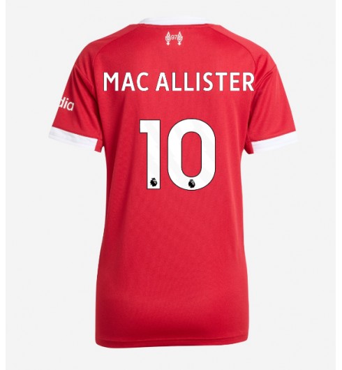 Liverpool Alexis Mac Allister #10 Domácí Dres pro Dámské 2025-26 Krátký Rukáv Liverpool Alexis Mac Allister #10 Domácí Dres pro Dámské 2025-26 Krátký Rukáv